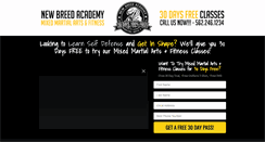 Desktop Screenshot of newbreedacademy.com